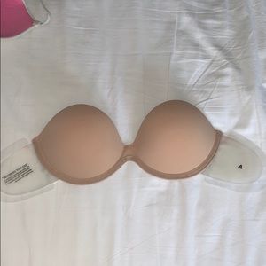 nordstrom brand nude strapless backless bra